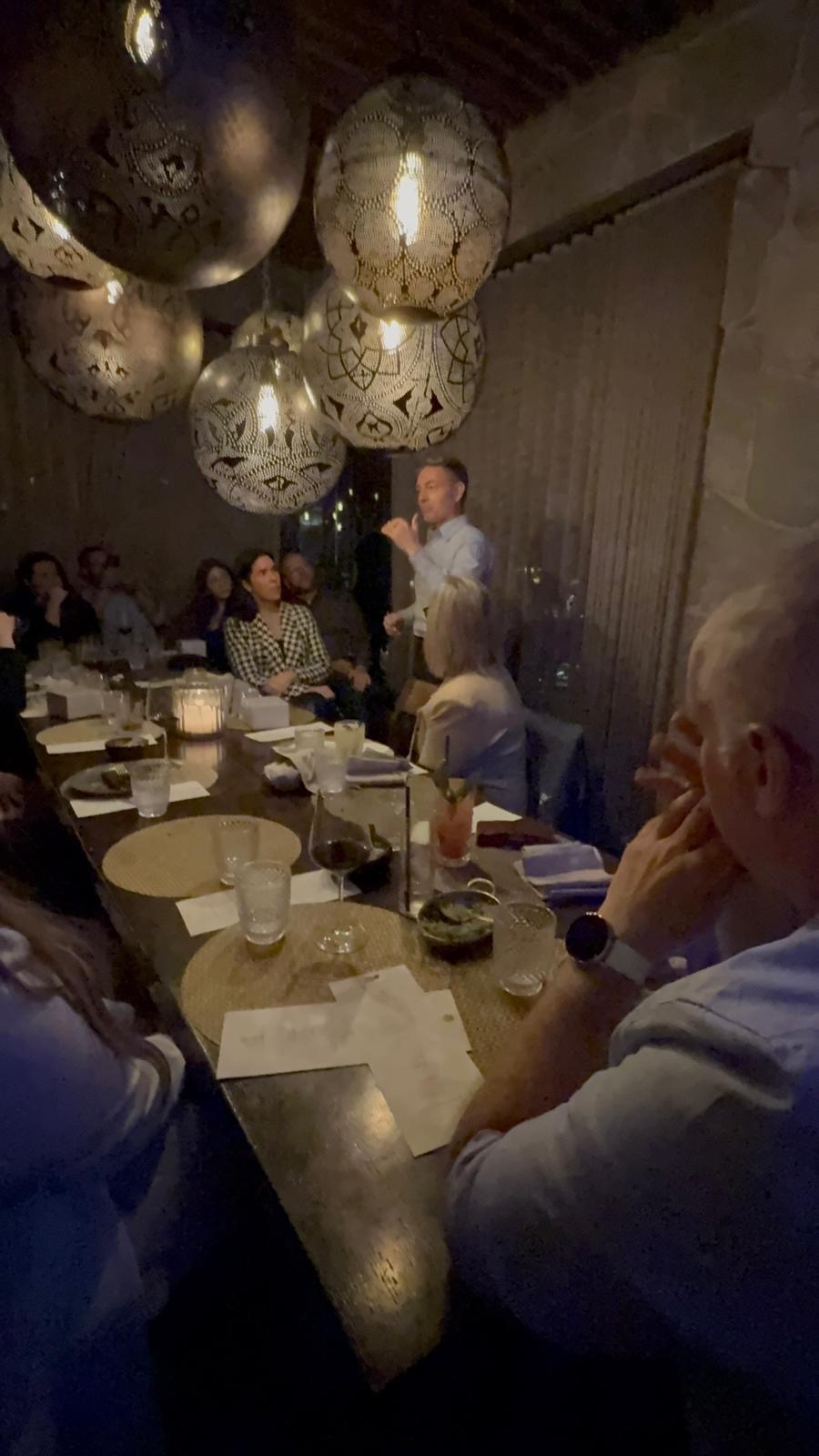 Dinner at a previous Bites evening